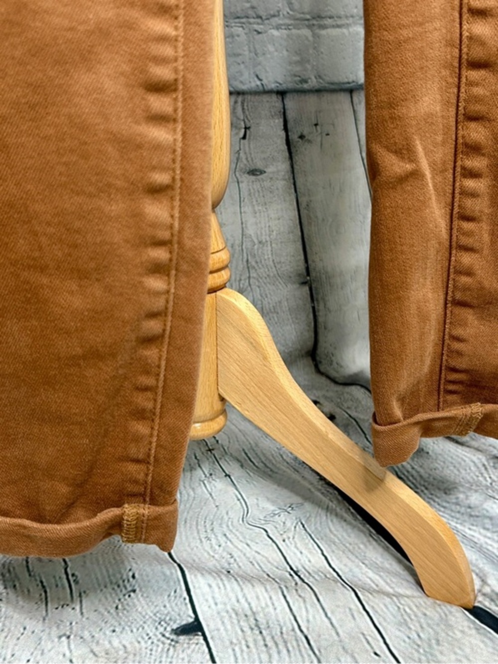 Judy Blue Jeans Womens 9/29 Caramel Brown High Rise Straight Leg Stretch Denim - Picture 3 of 8